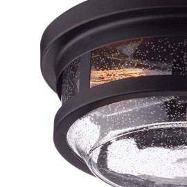 Globe Electric Vintage Switch Natural Bronze Dimmable Outdoor Light Fixture Hardwired - Case of: 1