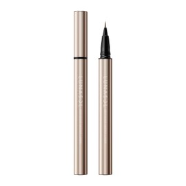 LUNASOL Defining Micro Liner 02 Chestnut Brown [Liquid Eyeliner] Ultra Fine Brush, Delicate Lines, Waterproof, Smudge Proof, Abrasion Resistant