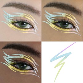 FOCALLURE Chameleon Liquid Eyeliner,Intense Color Shifting Eyeliner Pen,Metallic Multi-Reflective Finish,Sweatproof,Smudge-proof,Ultra-Fine Tip,GOLDEN BLOOD