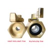 HQMPC Super Heavy Duty 3/4" Brass Shut Off Valve Garden