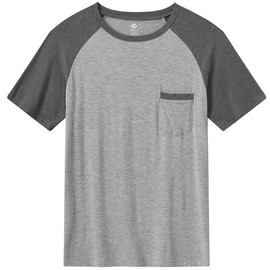 MoFiz Mens Pajama Sets Soft Comfy Sleep Lounge Shorts Tops Tshirts PJs Sets Dry Fit Pyjamas Night Suits Cool Summer Sets Size 2XL Dark Gray