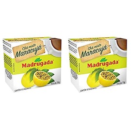 Passion Fruit Tea - 0.5 oz (10 tea bags) | Chá de Maracujá Madrugada - 15g (10 sachês) - (PACK OF 02)
