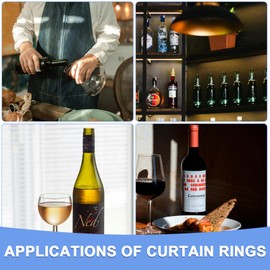 GLOKUUCA Wine Stoppers - 4 Pack Manual Reusable Bottle Corks Fits for Wine Soda Beverage - Leakproof Silicone Bottle Stoppers (16mm, Red Black)