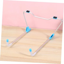 KONTONTY Adjustable Laptop Cooling Rack Notebook Stand Smooth Edges Foldable Aluminum Rack Portable for Home Office Travel