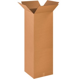 BOX USA 16 x 16 x 48 Corrugated Cardboard Boxes, Tall 16"L x 16"W x 48"H, Pack of 10 | Shipping, Packaging, Moving, Storage Box for Home or Business, Strong Wholesale Bulk Boxes