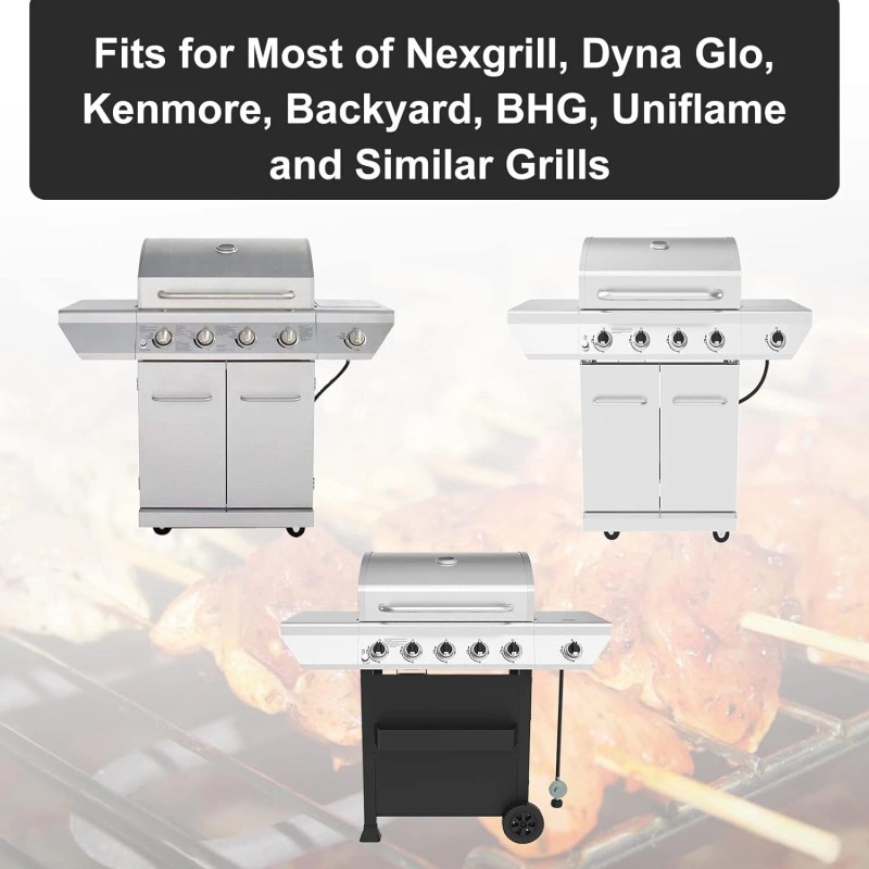 Uniflasy Universal Adjustable Grease Tray For 3 4 5 Burner