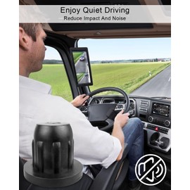 Tavaski Rear Hood Support Fit for Peterbilt 587 Replace L85-6075 M134607UB M134607 L856075, Left and Right Side Engine Hood Support Cover, 2 Pack