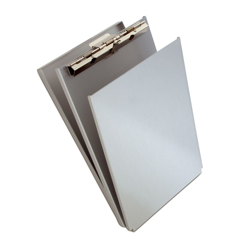 Storage Clipboard,Memo Size,Metal,Silver