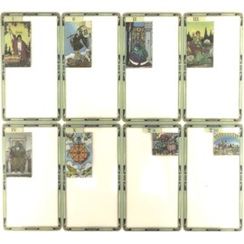 Tarot Card, Weight Edition, Tarot Divination Telling, Universal Transparent Tarot, Japanese Instruction Manual Included (English Language Not Guaranteed)