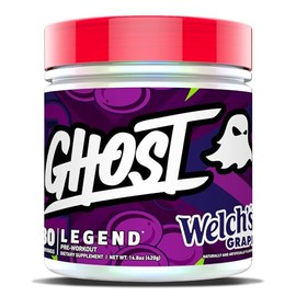GHOST Legend V3 - Polvo de preentrenamiento, Lemon Crush, 30 porciones, preentrenamiento para hombres y mujeres con cafeína, L-citrulina y beta...    