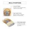 4 Pcs Oven Mitts and Pot Holders Sets Cheery Elephant