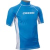 Cressi Rash Guard Men's Top, blue, xl