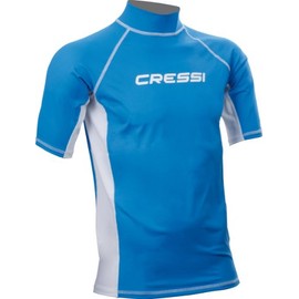 Cressi Rash Guard Men's Top, blue, xl