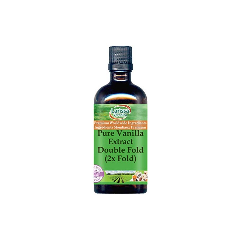 Pure Vanilla Extract Double Fold (2x Fold) (16 oz, ZIN: