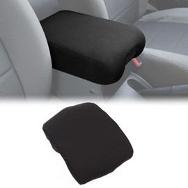for JK Center Console Cover Pad Armrest Cover Cushion for 2007-2010 Jeep Wrangler JK JKU Sahara Sport Rubicon X & Unlimited