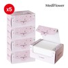 Mediflour 메디플라워 소프트 멀티 코튼 5겹 퍼프 화장솜 80매x5 /총400매 MediFlower Soft Multi Cotton 5-Layer Puff Cotton Pads 80 Sheets x 5 / Total 400 Sheets