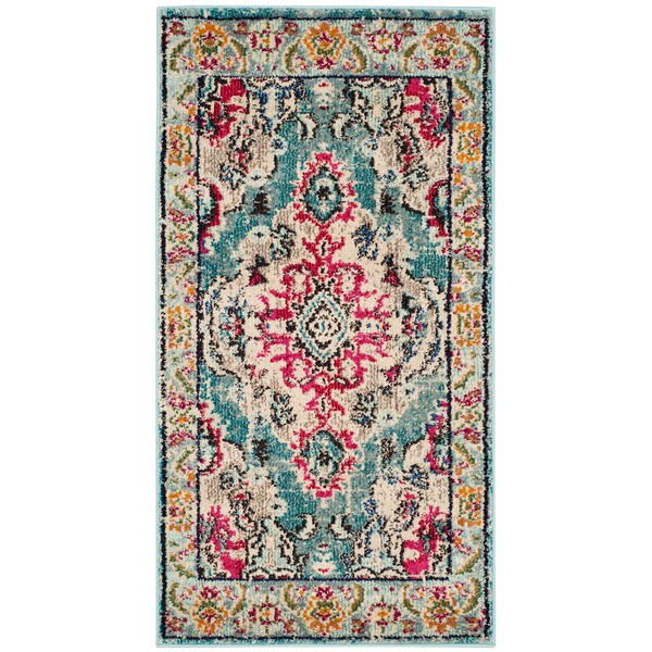 SAFAVIEH Monaco Collection Accent Rug - 2'2" x 4', Light