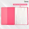 Arpan A4 Certificate Presentation Folder, Faux Leather Document Organizer, Professional
