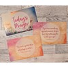 CrownJewlz Christian Floral Splash Prayer & Scripture Cards, 2 Assorted
