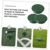 BESPORTBLE 3Pcs Golf Putting Hole Cup Cover Durable Plastic Golfs