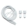 THE ORIGINAL STRETCHLACE Quick Lock No Tie Shoelaces, White, One