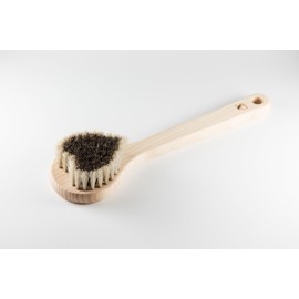 Art Brush Horsehair Body Brush, Heart (Romeo)