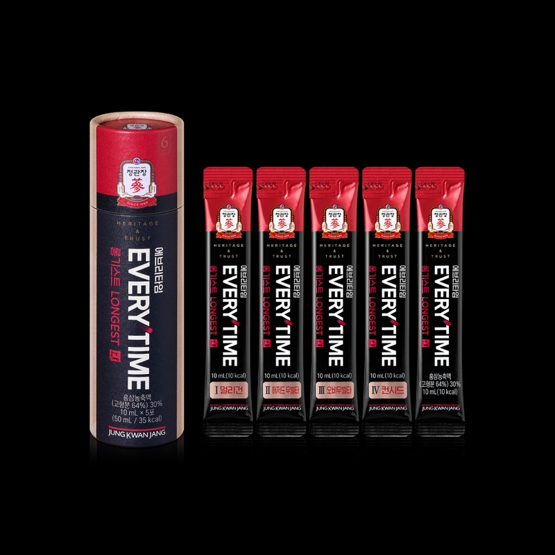 Jeonggwanjang CheongKwanJang Everytime Longest 10ml 20 packs / 정관장 에브리타임