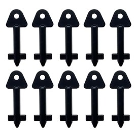 (10) KeyPower Dispenser Cross Keys for Kimberly Clark #770767,JRT Junior, in-Sight and Windows Single and Twin roll Bath Tissue dispensers