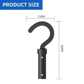 KLINNA Haken für Poolroboter, Universeller Poolhaken für Stangen und Zubehörhaken als Reinigungszubehör zum Einfachen Bergen Auch für Den Kabellosen Poolsauger, Robustes ABS Material