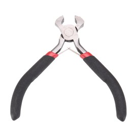 HARFINGTON End Cutting Pliers 4.5" Mini End Nipper Jewelry Pliers with Non-slip PVC Handle for Beading Jewelry Making Wire Wrapping DIY Craft Hobby