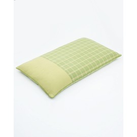 EDMILE Adjustable Buckwheat Pillow, Buckwheat Neck Pillows for Sleeping, Neck and Lumbar Relief for Full Body Support with Removable Pillow Covers, 20x12 Inch, Green