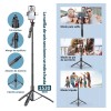 Axnen Selfie Stick Trípode Para Celular Control Remoto Luz 1.53m