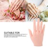 Practice Hand for Acrylic Nails, Mannequin Hand for Practising Nails,