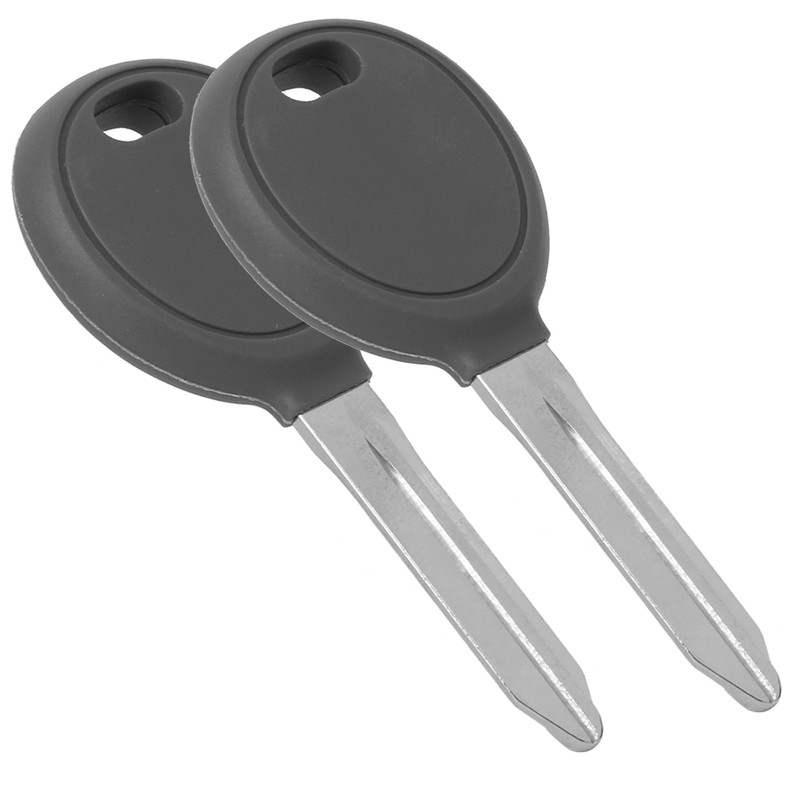 2Pcs Transponder Ignition Car Key with 46 Ceramic Chip Fit
