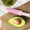 MEOWKIT Cat Paw Cute Kitchen Knife Set,3 pieces Non-Stick Knives,Sharp