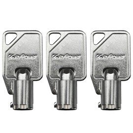 (3) KeyPower RVC201 - RVC208 - RVC301 Tubular Keys for Ace Vending Machine Locks Switches, Pre Cut to Your Key Code (RVC206)