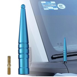 Car Truck Bullet Antenna,Replacement Car Aluminum Antenna Compatible with Ford Bronco 2021 2022 & Dodge Ram 1500 1997-2023for Ram 1500 Accessories (Blue)