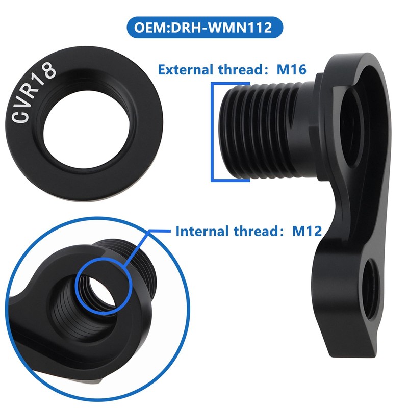 Create idea Derailleur Hanger Dropout DRH-WMN112 Compatible with Cervelo C3