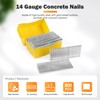 KIMSING ST38 Concrete T-Nails, 14 Gauge 38mm Length, 800PCS/BOX, Galvanised