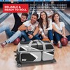 BSI Dash Triple Roller Bowling Bag with Smooth Rolling Wheels,