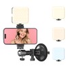 Voinap Suction Cup Mirror Phone Holder with Rechargeable Light, Versatile