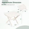 Furnimart 18" Square Foldable Side Table for Outdoor & Camping,