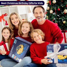 STEM Projects for Kids Ages 8-12, Science Kits, Solar Space Toys Gifts for 8-14 Year Old Teen Boys Girls, 120Pcs Building Experiments Robots for Teenage Ages 9 10 11 12