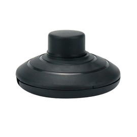 Tsnamay Black Floor Foot Switch,Round Floor Foot Switch Inline, Plastic Inline Foot Pedal Lamp Switch w/Push Step-on-Button for LED Light On-Off Control