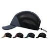 CLAPE Mesh Cap Men's Short Peak 5 Panel Baseball Cap
