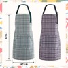 MHwan Women's Apron, Pack of 2 Waterproof and Oil-Resistant Cooking