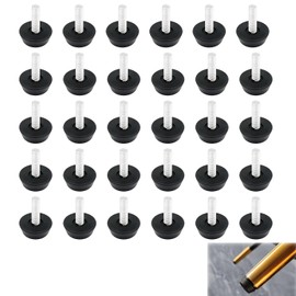 30 Pcs Adjustable Furniture Levellers - M6x23x20 mm Levelling Feet - Foot Floor Protector Screws for Home Desk, Chair, Sofa Leg