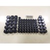 Unbranded CNC Engine Bolt Topper Caps Cover Kit 75pcs For