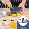 Onion Cutter Manual 500 ml Onion Chopper with Pulley Easy