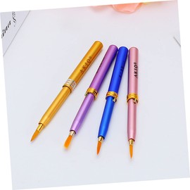 Healeved 3pcs Lip Liner Brush Set Multi-function Makeup Tool for Women for Professional and Personal Use Dense Bristles for Even Application Random Color